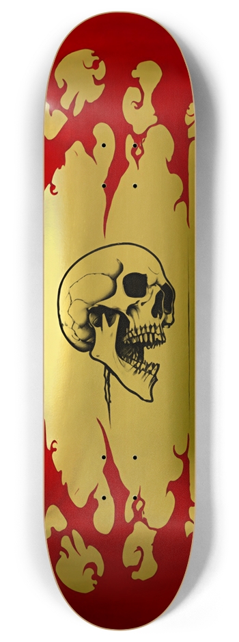 ABOMINATION X BONEHEAD FASTBACK 04 8 Inch Skateboard Deck