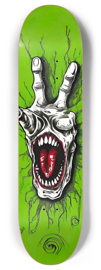 ABOMINATION ZOMBIE HEAD SPECIAL DECK 04 8 Inch Skateboard Deck