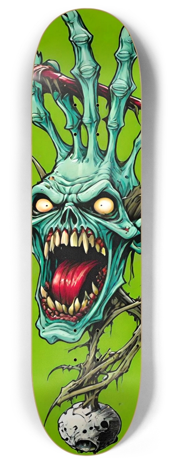 ABOMINATION ZOMBIE HEAD SPECIAL DECK 01 8 Inch Skateboard Deck