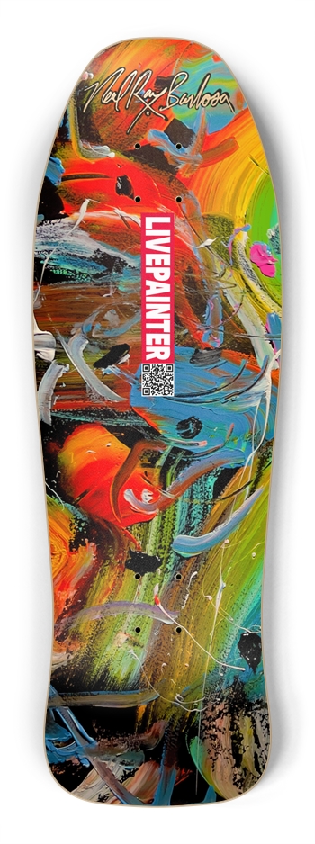 Custom Coy fish Skateboard Shredder Shape