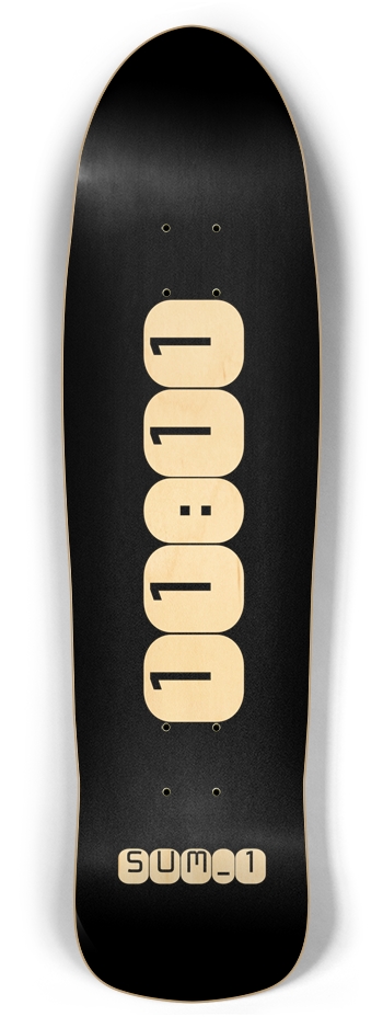 sum1sk8boards 11:11 retro rocket shape board 