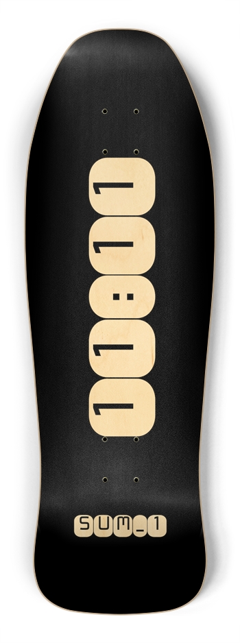sum1sk8boards 11:11 shredder shape board 