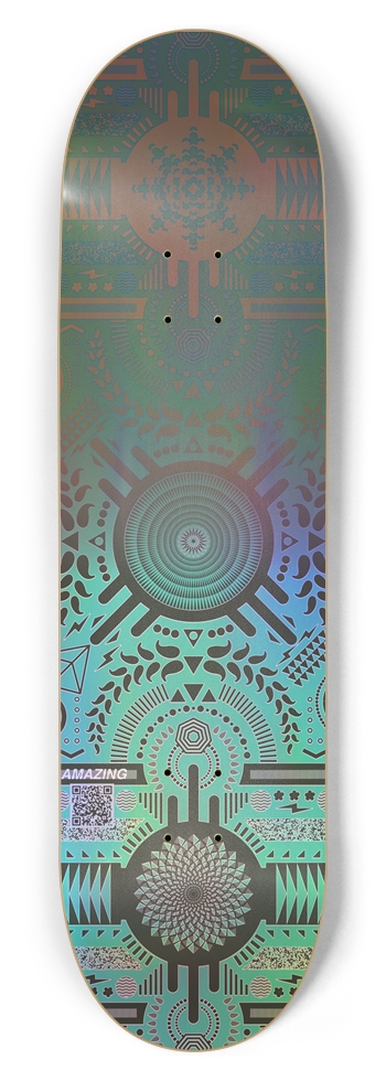 Bandana Iridescent - Popsicle 8.75 8-3/4 Inch Skateboard