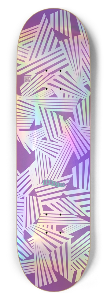 Dazzle Iridescent - Popsicle 8.75 8-3/4 Inch Skateboard