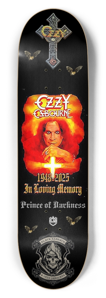 Ozzy Osbourne 8-1/2 Skateboard Deck