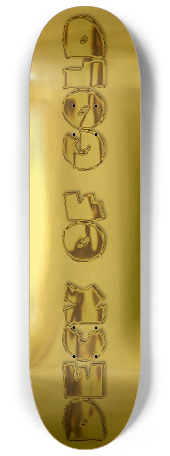 sum1sk8boards deck of gold 8 1/4 board 8-1/4 Skateboard Deck