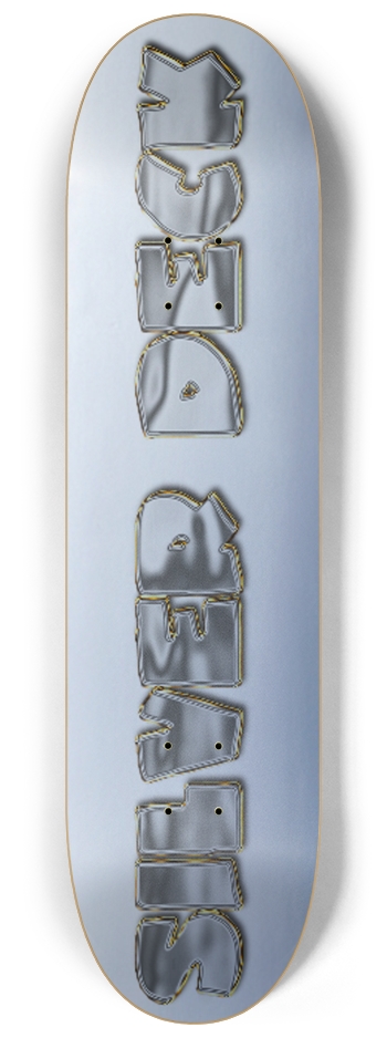 sum1sk8boards silver 8 1/4 board 