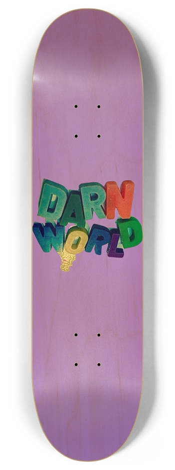 Darn World Logo 8”