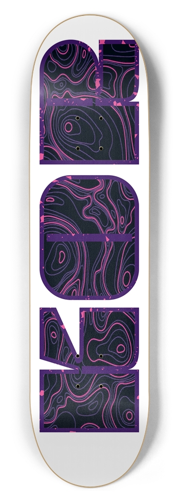 Swirly KOR 8-1/2 Skateboard Deck
