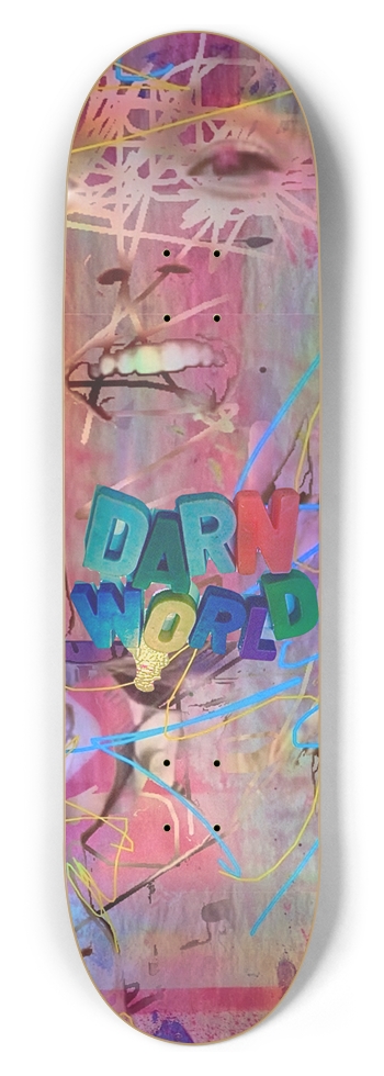 DARN WORLD 8.5” 8-1/2 Skateboard Deck