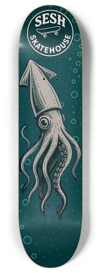 Squid-board Tenticals 8 Inch Skateboard Deck