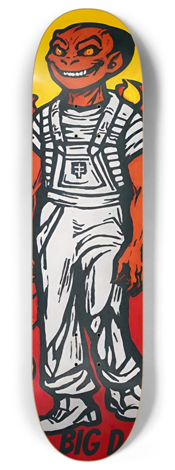 Big D Devil Deck 025 8 Inch Skateboard Deck