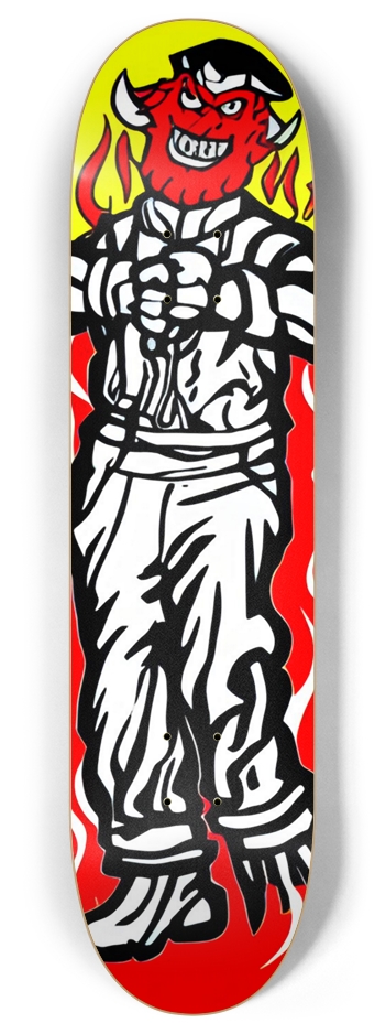 Big D Devil Roach Papa Deck 01 8 Inch Skateboard Deck