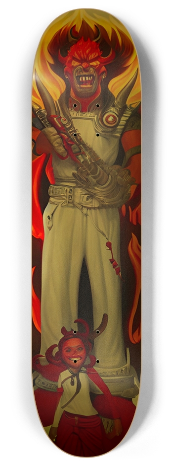 Big D Devil REAL DEAL Deck 01 8 Inch Skateboard Deck