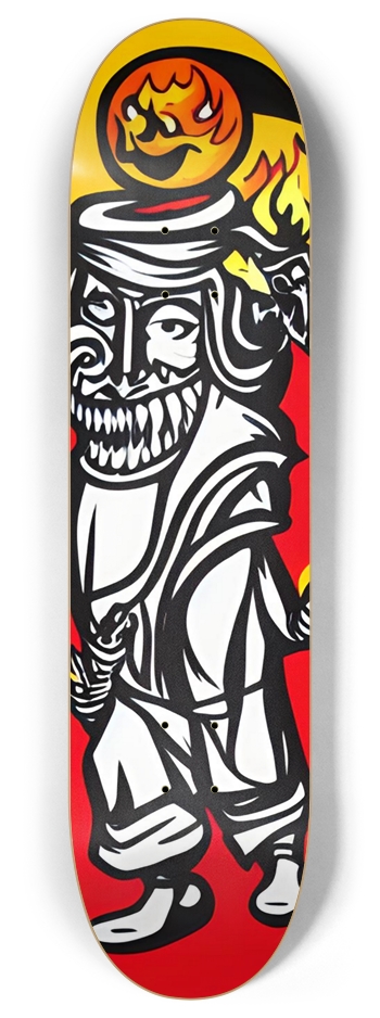 Big D Devil Roach Papa Deck 02 8 Inch Skateboard Deck