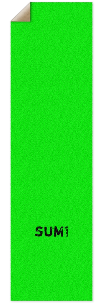 sum1sk8boards logo green griptape  10 x 36  