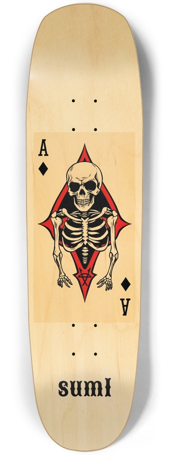 sum1sk8boards natural anarchy ace square nose board 