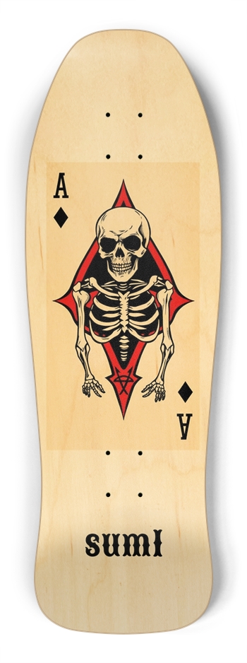 sum1sk8boards natural anarchy ace shredder shape board 