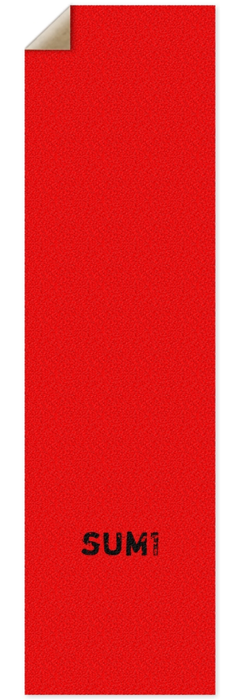 sum1sk8boards logo red griptape 10 x 36