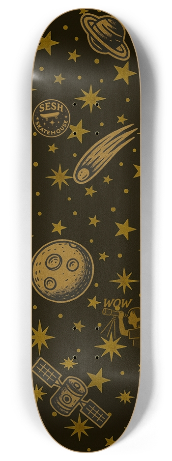Space Grunge 8 Inch Skateboard Deck
