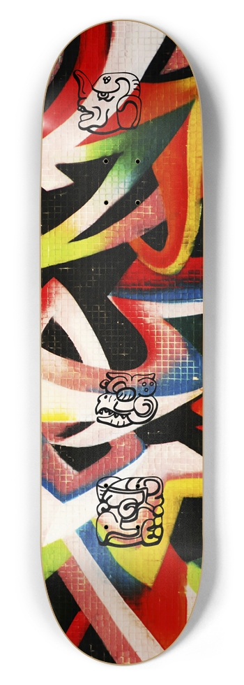 8-1/2 Heraldic Popsicle Skateboard 8-1/2 Skateboard Deck