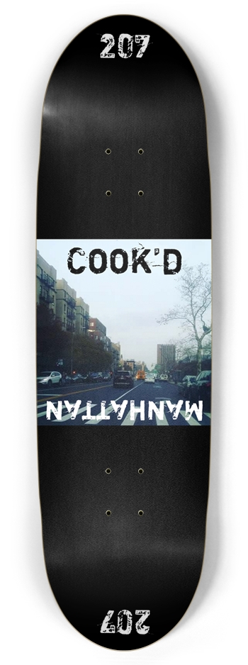 Cook’d Manhattan Football shaped deck Football Shape