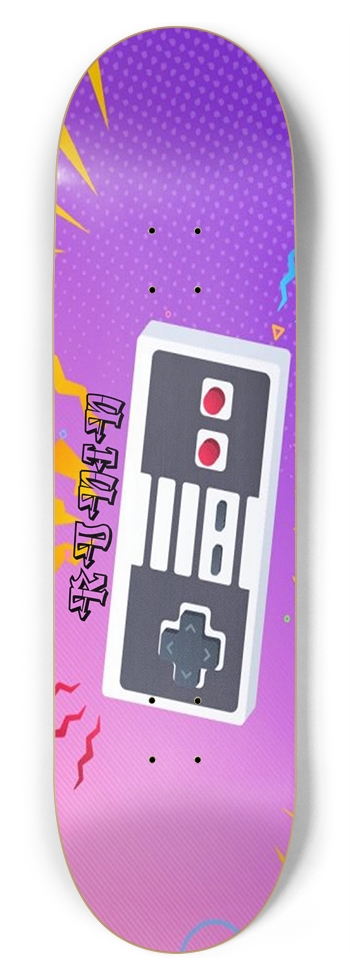 RONIN DECKS Gamer Player Boom 8-3/4 Inch Skateboard