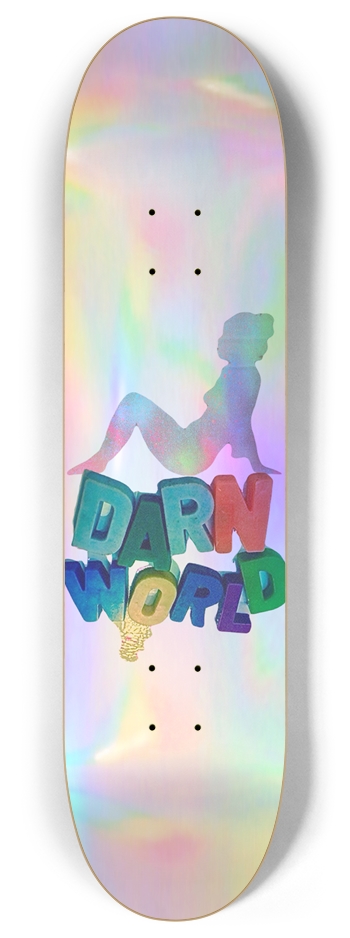 NAKED LIBRARIAN 8” 8 Inch Skateboard Deck