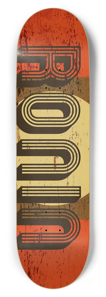 RONIN WORLDWIDE DECKS Laos Apex Pro Flag 8-3/4 Inch Skateboard