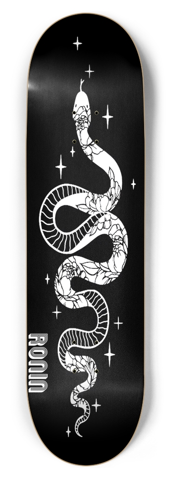 RONIN Supreme Snake Plan Whiteout Reverse 8-3/4 Inch Skateboard