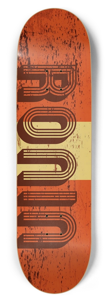 RONIN WORLDWIDE DECKS Latvia Apex Pro Flag 8-3/4 Inch Skateboard