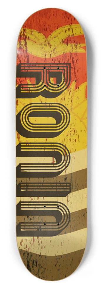 RONIN WORLDWIDE DECKS Kiribati Apex Pro Flag 8-3/4 Inch Skateboard