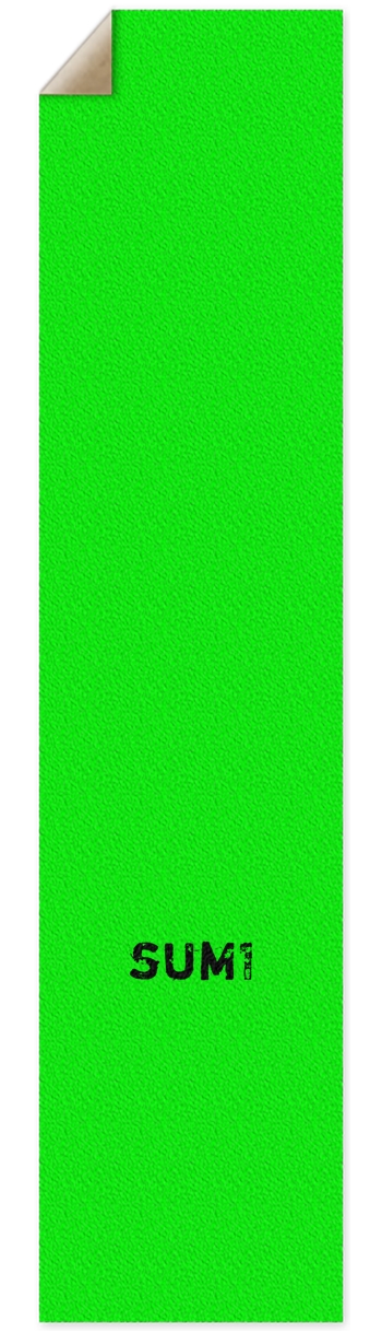 sum1sk8boards logo green griptape  10 x 43