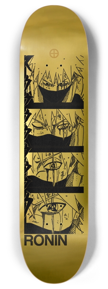 RONIN NINJA GOLD DECK 8 Inch Skateboard Deck