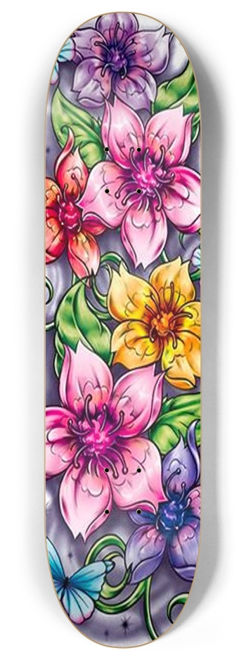 RONIN Liquid Butterfly 8 Inch Skateboard Deck