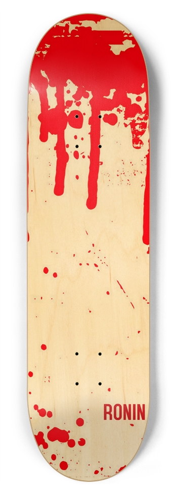 RONIN Bloody Whiteout Retro OG Board 8-3/4 Inch Skateboard