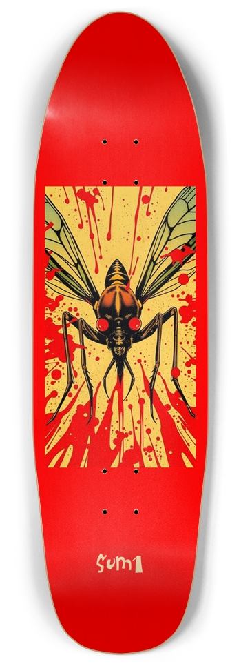 sum1sk8boards blood sucker punk nose pool board  Punk Nose Pool Shape
