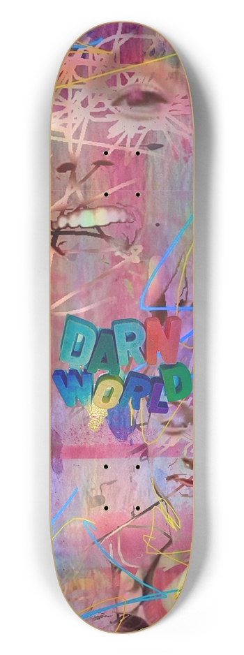 DARN WORLD 7.5” 7-1/2 Skateboard Deck