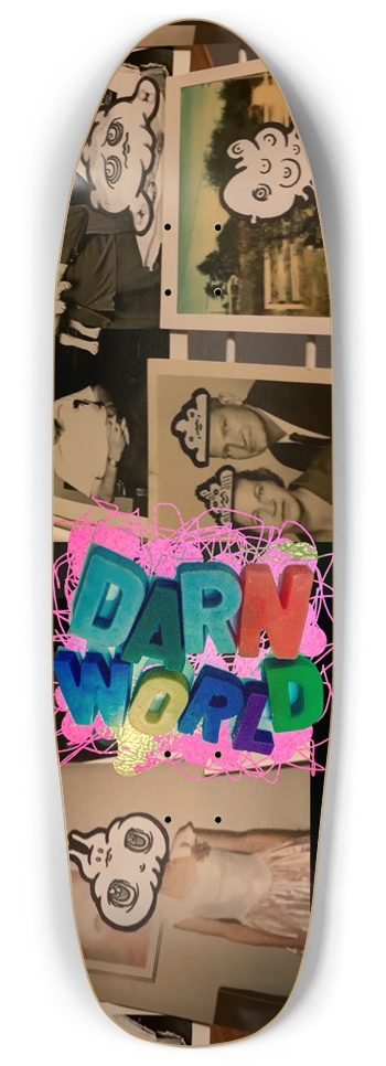 PAPER MEMORIES 9” Punk Nose Pool Shape