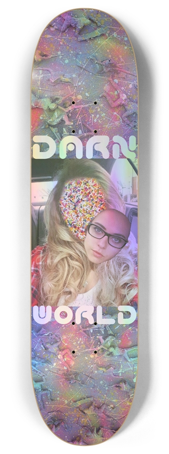 UNDER THE INFLUENCER 8” Holo 8 Inch Skateboard Deck