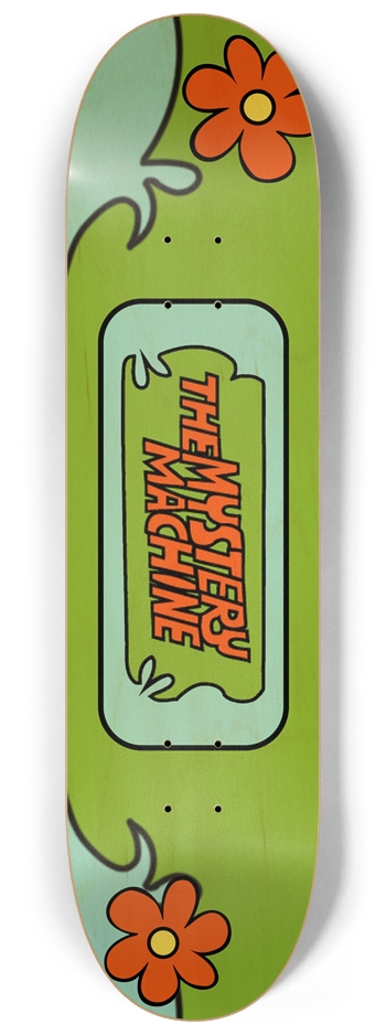 The mystery machine (Scooby-Doo) 8-1/4 Skateboard Deck