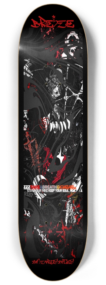 BREIZE CONCEPT 3 8-1/4 Skateboard Deck
