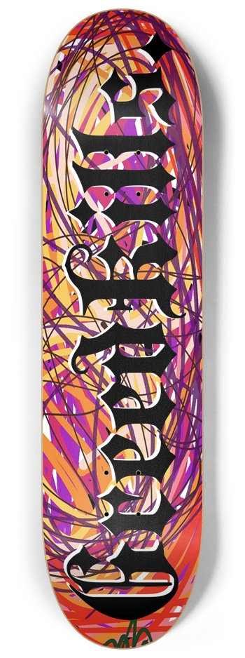 GreedKillsArt. 8-1/4 Skateboard Deck