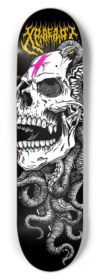 Alien Brain 8-1/2 Skateboard Deck