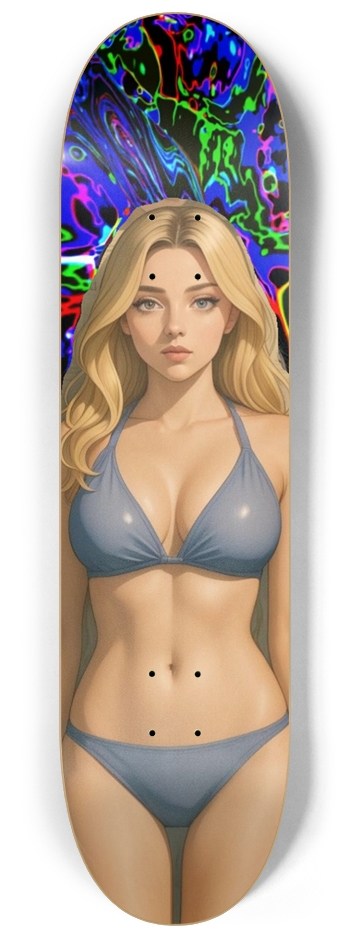 Psychedelic beauty v2 8-1/4 Skateboard Deck