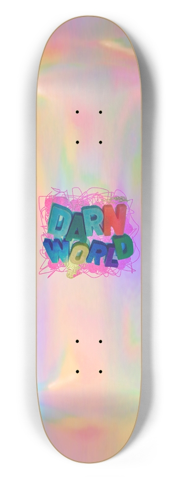 DARN WORLD 7.5” Holo 7-1/2 Skateboard Deck
