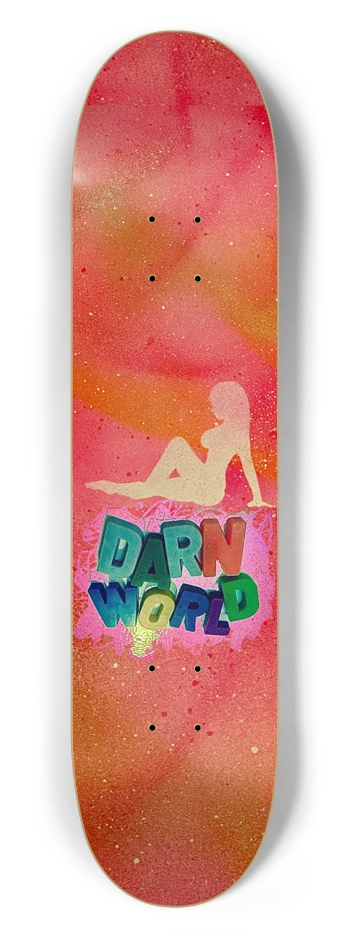MUDFLAP GIRL 7.5” Glow 7-1/2 Skateboard Deck