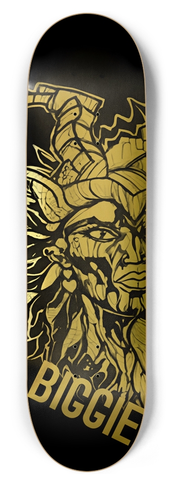 BIGGIE AFRICAN QUEEN DECK 01 8-3/4 Inch Skateboard
