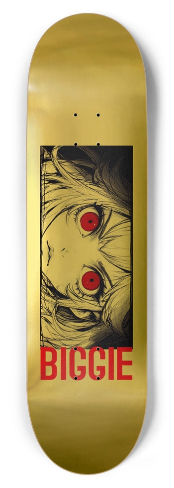 BIGGIE HERO PEACH DECK 01 BOOSTER GOLD 8-3/4 Inch Skateboard