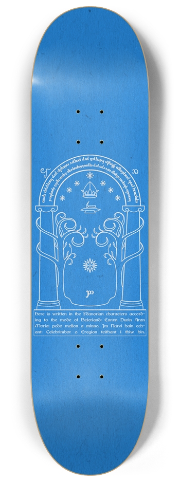 The Doors Of Durin 8-1/4 Skateboard Deck